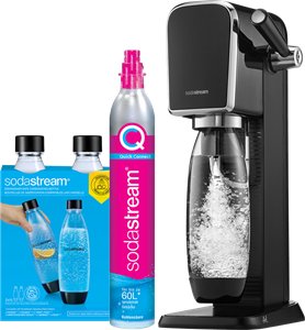 Sodastream ART Zwart + 2 flessen