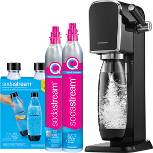 Sodastream ART Zwart Megapack
