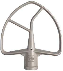 KitchenAid 5K7FB Platte menghaak RVS