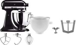 KitchenAid Artisan Mixer 5KSM125 Onyx Zwart + IJsbereider