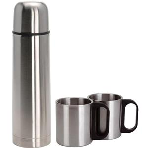 Redcliffs Thermosfles met 2 bekers - 1 liter - RVS - thermosbeker -