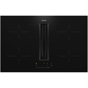 Miele KMDA 7272 FL-U Inductie inbouwkookplaat met afzuiging Zwart