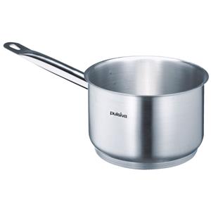 PULSIVA Steelpan Chef laag; 1900ml, 16x10 cm (ØxH); zilver