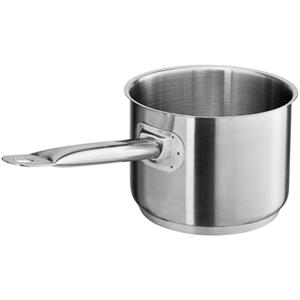 Vega Steelpan Professional zonder deksel; 2400ml, 16x12.5 cm (ØxH); zilver; rond