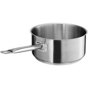 Vega Steelpan Professional zonder deksel; 5000ml, 24x12 cm (ØxH); zilver; rond