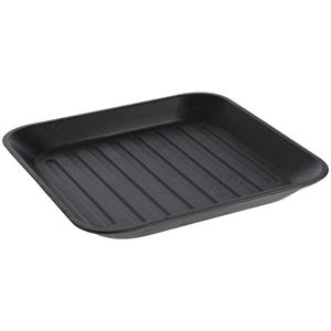 Vega Serveerpan Pegosi vierkant; 25.5x25.5 cm (LxB); zwart; vierkant