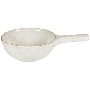 Churchill Serveerpan Stonecast Barley White; 370ml, 23 cm (Ø); wit/bruin; rond; 6 stuk / verpakking