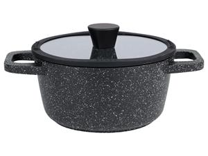 Livarno home Aluminium kookpan Ø 20 cm (granietsteen/zwart)