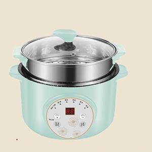 Factory Discount Outlet Elektrische koekenpan met antiaanbaklaag Multifunctionele elektrische braadpan Stoompan Huishoudelijke rijstkookpot Slaapzaal Kleine elektrische pot steamer*1