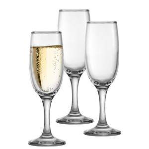 Uniglass Champagneglazen Kouros - 6x stuks - cava/prosecco glazen - 185 ml -