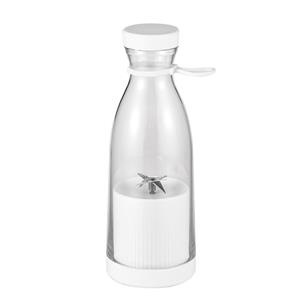 Tooarts Draagbare mini-elektrische blender 300 ml sapcentrifugebeker 6 messen voor smoothie milkshakesap babyvoeding wit