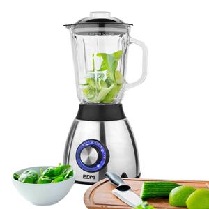 Accesoralia Hogar Batidora con Vaso Mezclador de Clistal 550W 1,5L  EDM