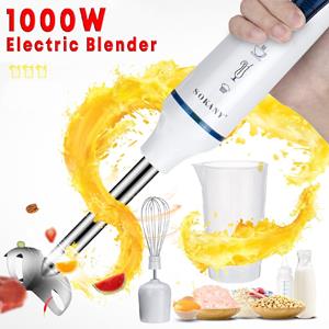 The Romantics Elektrische staafmixers 3 IN 1 1000W Eiermixers Keukenmixer Babyvoedingmolen Stick