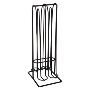 5five Koffie cuphouder - zwart - 30 cm - metaal - capsule houder -