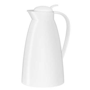 Merkloos Thermoskan/isoleerkan - wit - 1 liter - Koffiekannen - theekannen - isoleerkannen -