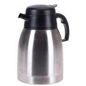 Merkloos 3x Koffiekannen/thermoskannen dubbelwandig 1,5 liter -