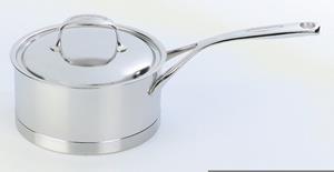 Demeyere Steelpan met deksel 18 cm / 2,2 l - Atlantis 7 - 