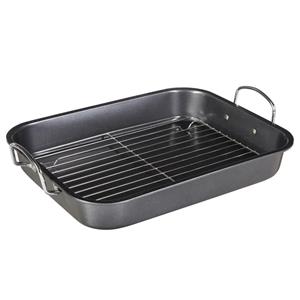 5five Braadslede/ovenschaal - RVS - rechthoekig - x 29 x 5.5 cm - braadblik - oven -