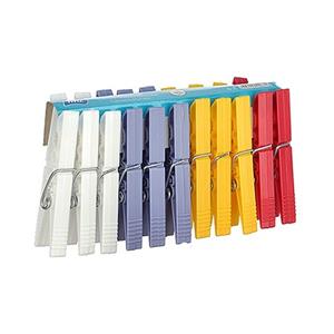 Concorde wasknijpers - 47,5x - kleurenmix - kunststof - 7,5 cm -