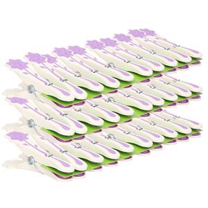 Concorde wasknijpers - 30x - paars - kunststof - 8 cm -