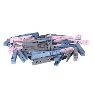 Merkloos Wasknijpers - 100x stuks - kleurenmix - kunststof - 8 cm -
