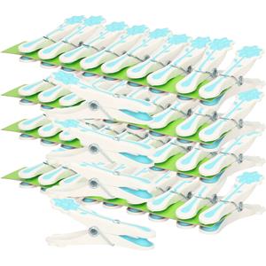 Concorde Wasknijpers - 50x - blauw - kunststof - 8 cm -