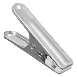 5five 48x Stuks wasknijpers naturel 6 cm van RVS -