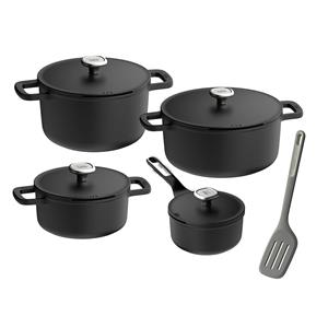 BergHOFF Leo recycled pannenset Phantom 4 delig met gratis bakspaan