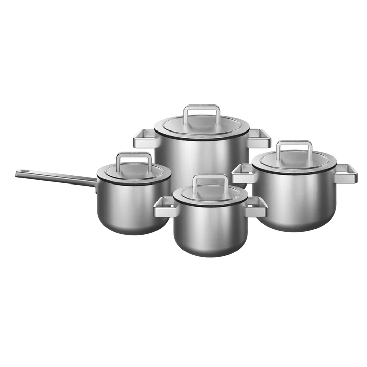 KOQI Downdraft Pannenset Uma 3-Ply 4-delig