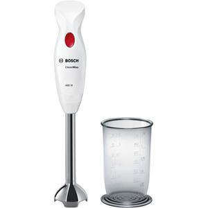 Bosch Mixeur plongeant CleverMixx MSM24100 -  - 400W - Pied détachable inox - 1 vitesse - Bol mixeur - Blanc