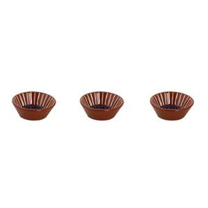 Colori del Sud Schaal Mezquita 8 cm 6 cl Wit Blauw Bruin 3 stuks