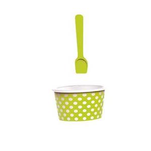 Zak! Designs Zak!Designs Dotty Ijsbak met Lepel Ø 8 cm Set van 2 Stuks