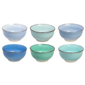 Cookinglife Kleine Kommen Delice Blue ø 12 cm - 6 stuks