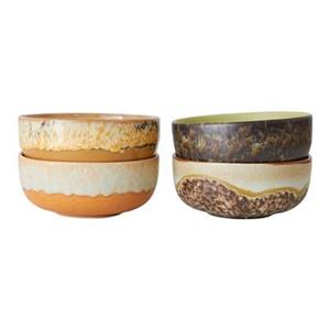 HKLIVING 70's Tapas Kommen Ø 11 cm - Set van 4 - Drift