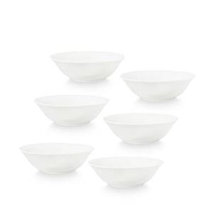 Vtwonen  Ontbijtkommen - Kommen - Wit - 18cm - Set van 6 schaaltjes