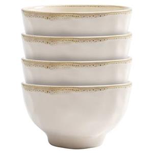 Kare Design Kommen Organic Wit Ø15 (4|Set) 