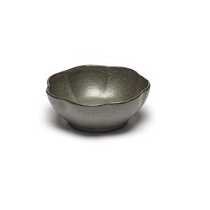 SERAX  Inku - Kom geribbeld L 13cm Groen