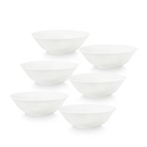 Vtwonen  Pasta kommen - Kommen - Wit - 20cm - Set van 6 soepkommen