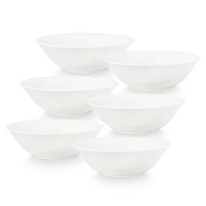 Vtwonen  Saladekommen - Kommen - Wit - 23cm - Set van 6 schalen