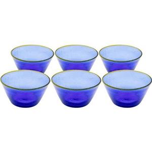 Kare Design Bubbles Kommen blauw 6st