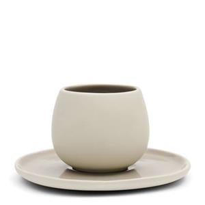 Rivièra Maison Riviera Maison - Clement Cup & Saucer Espresso - Zand
