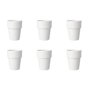 Mammoet Melkbeker Budgetline 19 cl Wit 6 stuks