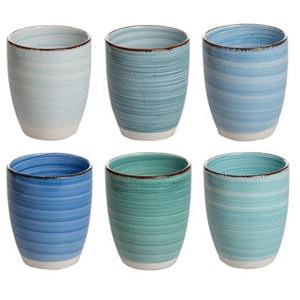 Cookinglife Bekers Delice Blue 350 ml - 6 stuks