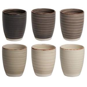 Cookinglife Studio Tavola Bekers Vintage Loft 350 ml - 6 stuks