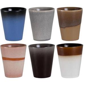 Cookinglife Studio Tavola Koffiekopjes Koffiebekers Earth 310 ml - 6 stuks