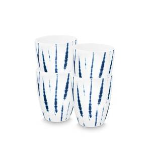 Vtwonen Tie-Dye Mok zonder oor - Mokken - Serviesset van 4 - 400ml