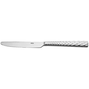 Vega Voorgerechten-/dessertmes Brilio monoblok; 21.2 cm (L); zilver, Handvat zilver; 12 stuk / verpakking