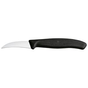 Victorinox Keukenmes Swiss Classic; Lemmetlengte 6 cm, 16.2 cm (L); zilver/zwart; 6 stuk / verpakking