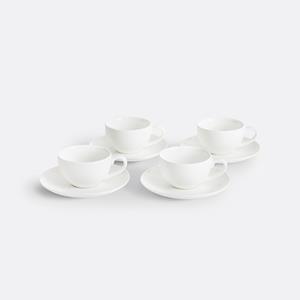 LA REDOUTE INTERIEURS Set van 4 koffietassen en schoteltjes, Ginny