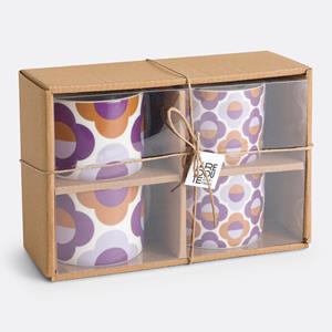 LA REDOUTE INTERIEURS Set van 4 kopjes in porselein, Venty